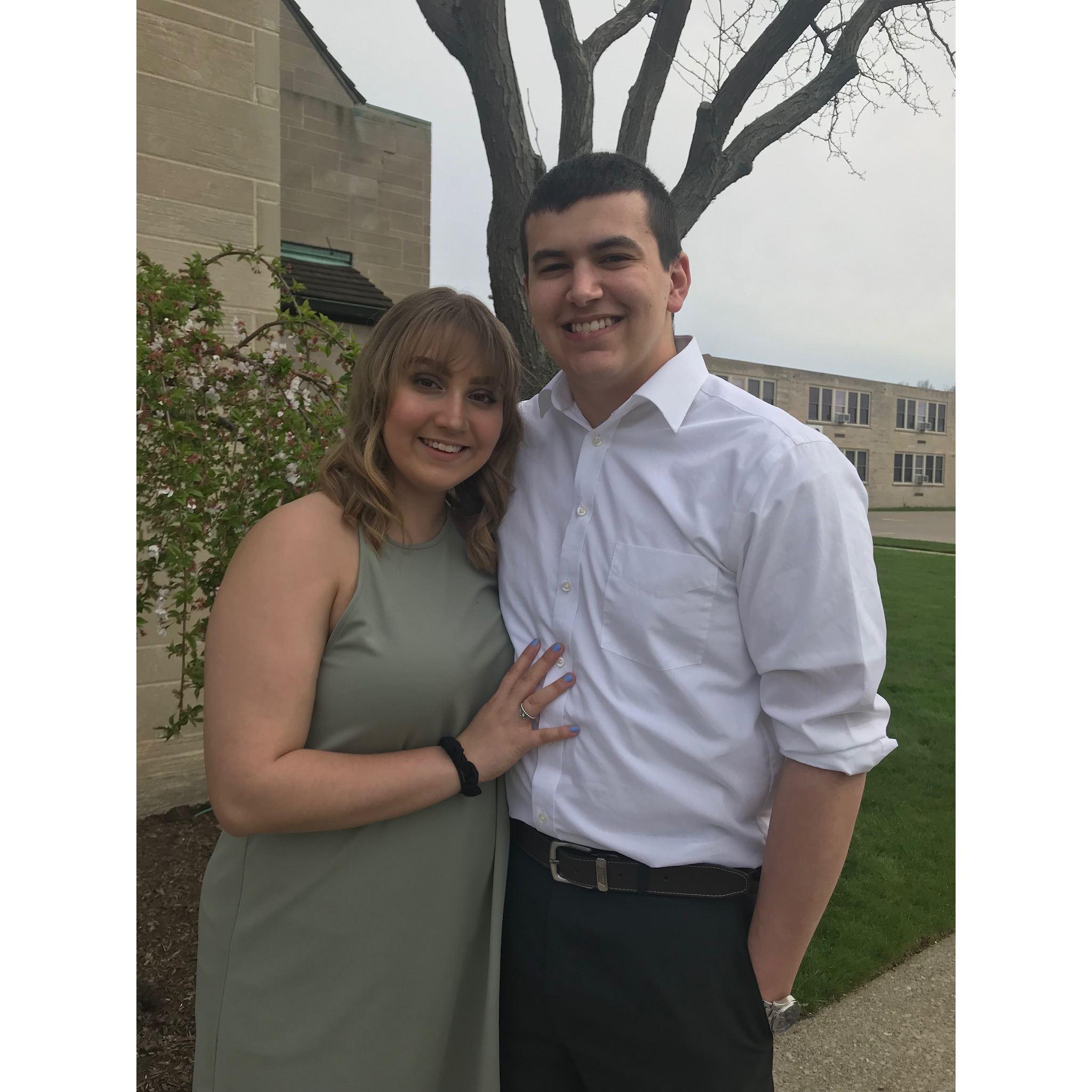 Celebrating Austin's Little Sister's First Communion