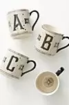Tiled Margot Monogram Mug
