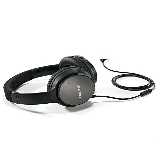 Bose QuietComfort 25 Acoustic Noise Cancelling Headphones for Apple devices - Black (wired, 3.5mm)