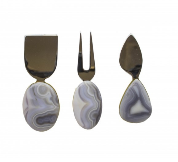 AGATE CHEESE SET
