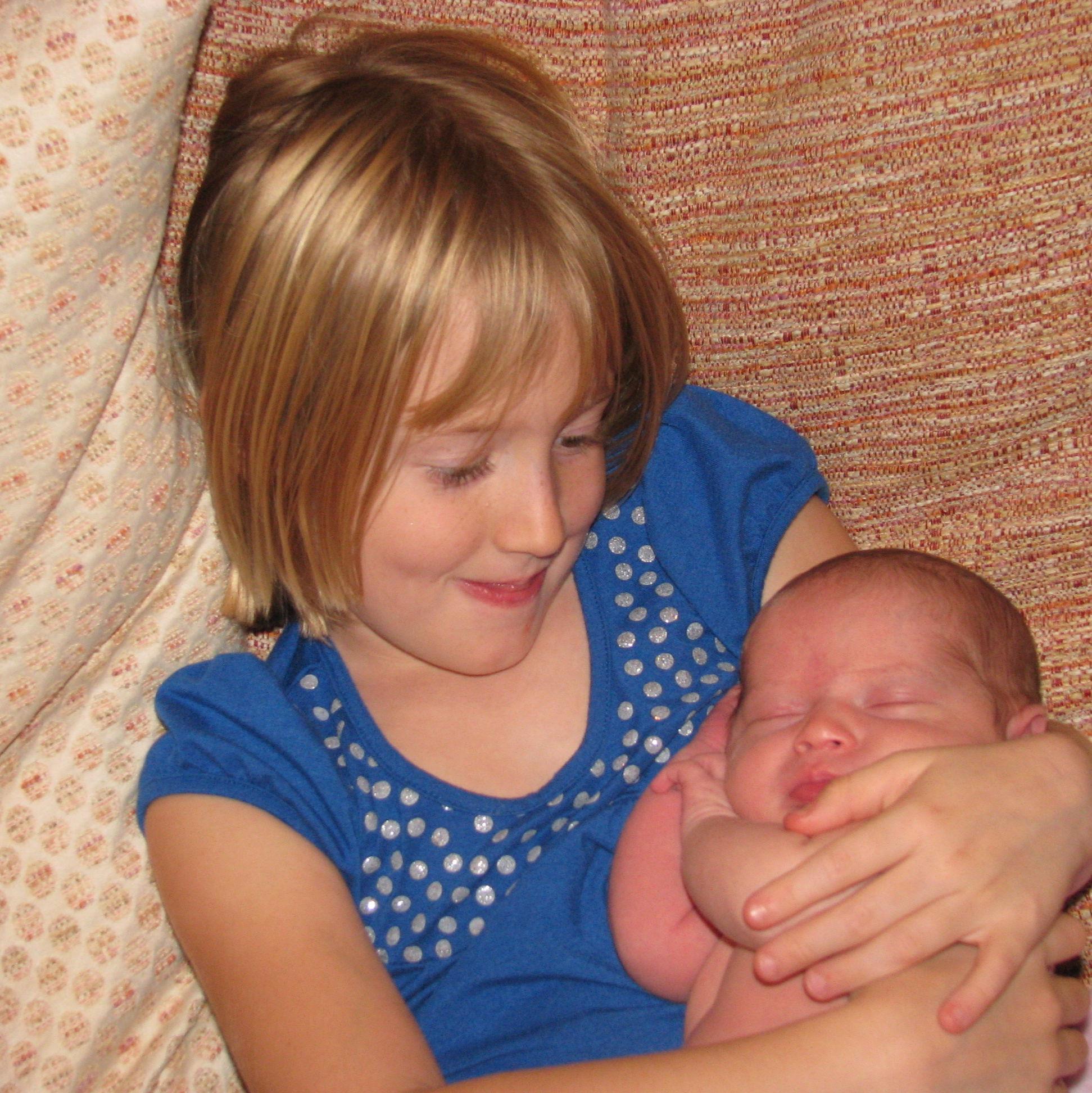 The bride & her "baby" sister