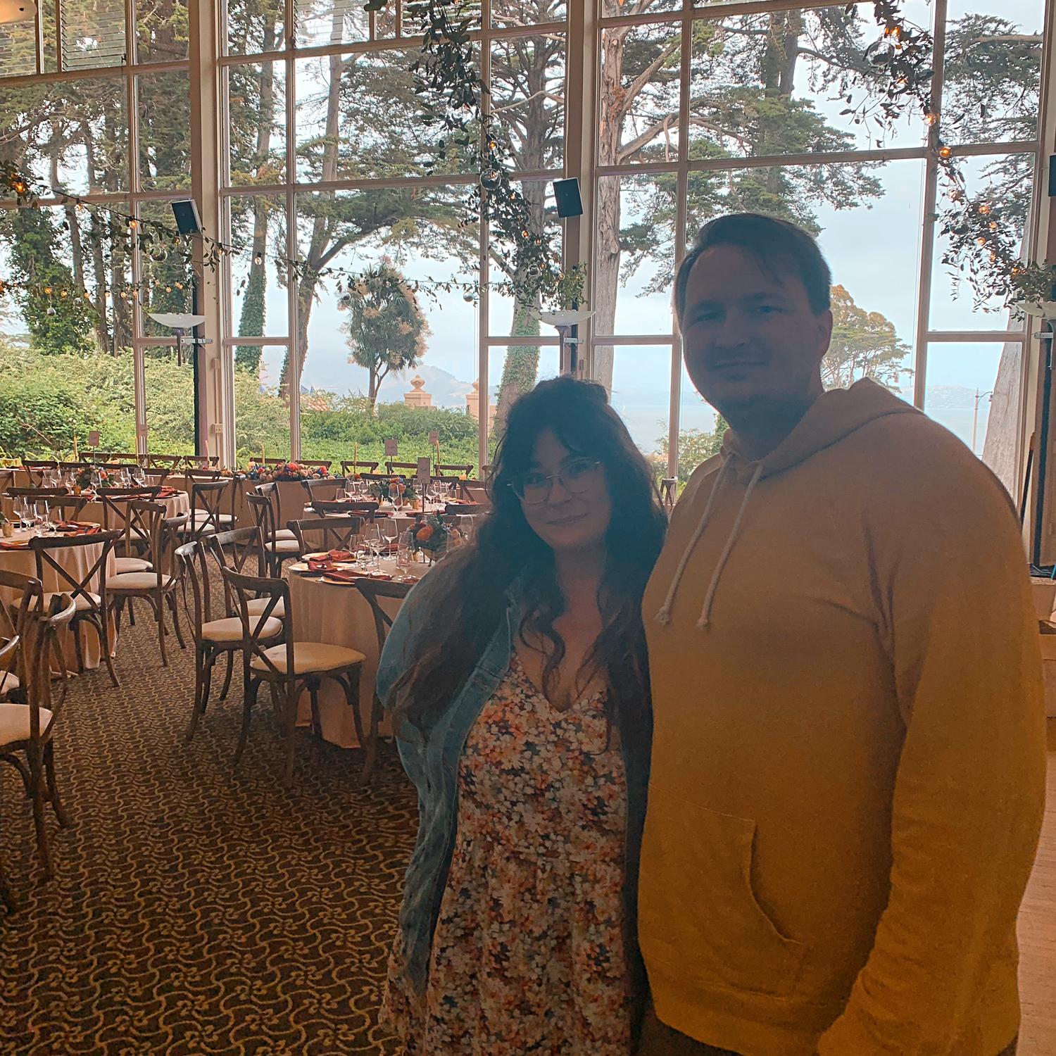 The day we chose our venue!