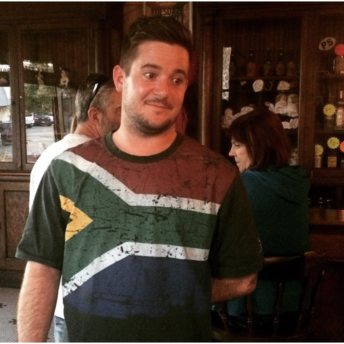 He's into it. Viva South Africa