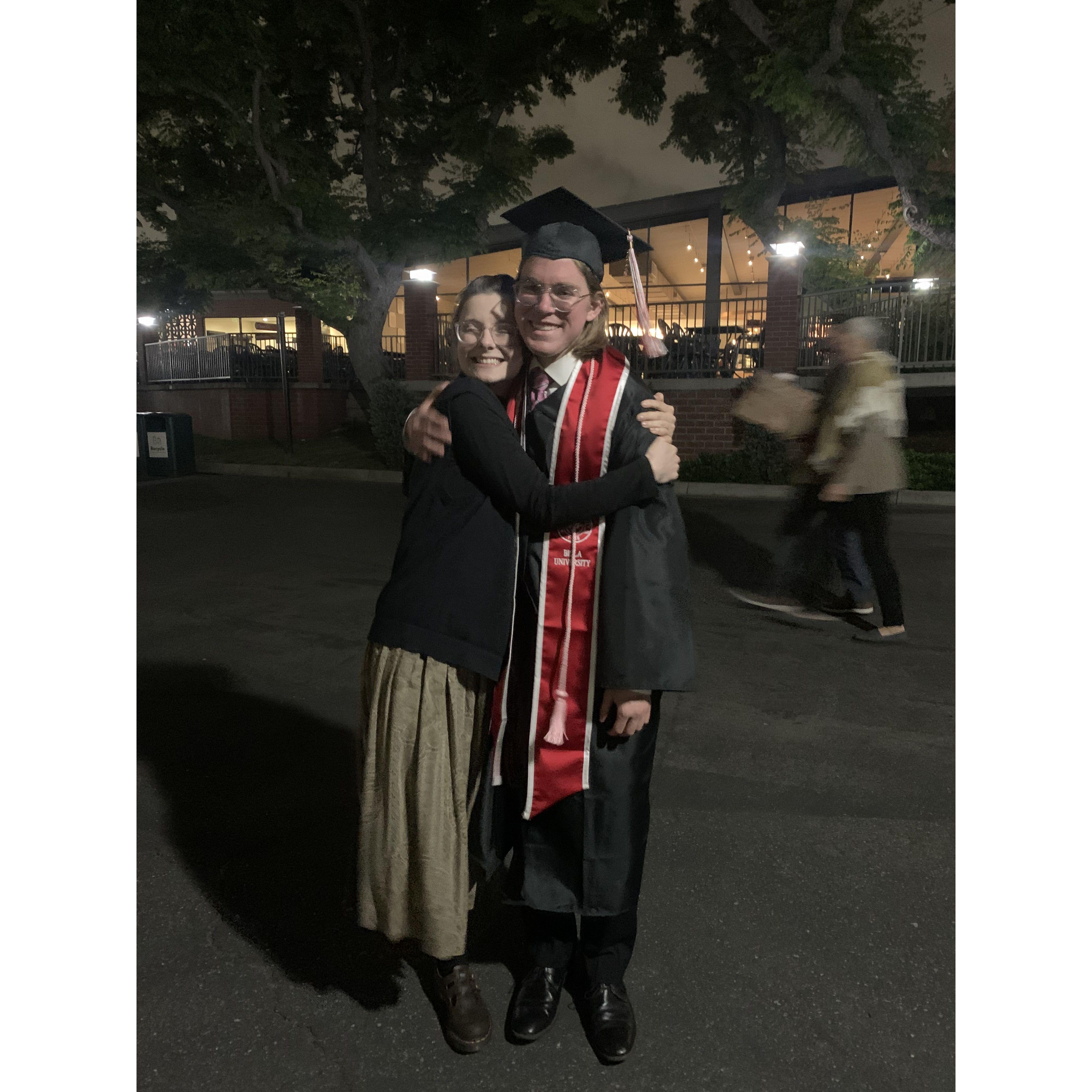 At Michael's Graduation!