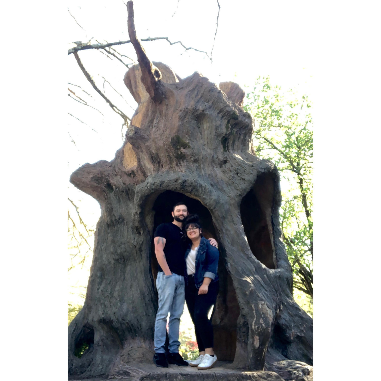 This was one of our first dates. We went to the Cerro Grotto, a cemetery in Mempis, and a restaurant called the Liquor Store.
