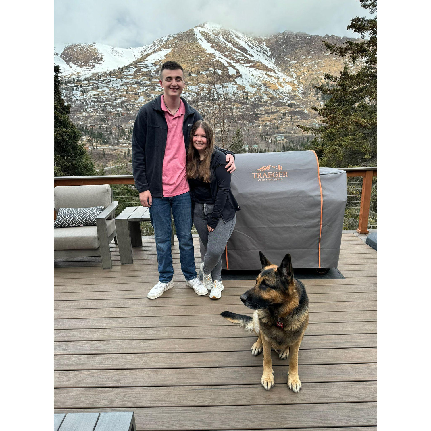 Before church in Alaska