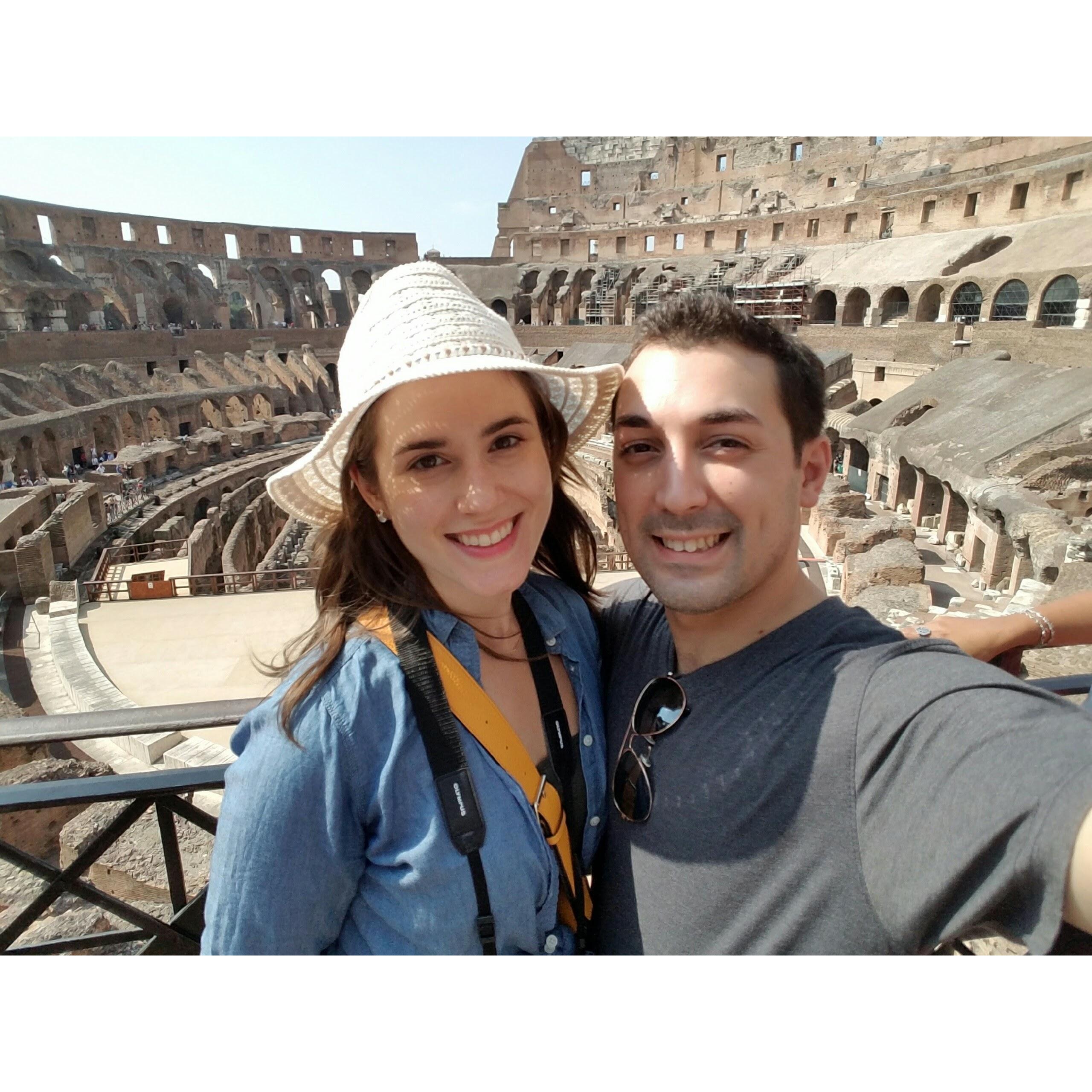 Rome, Italy (September 2016)
You can't tell by this photo, but Theresa almost passed out from heat exhaustion.