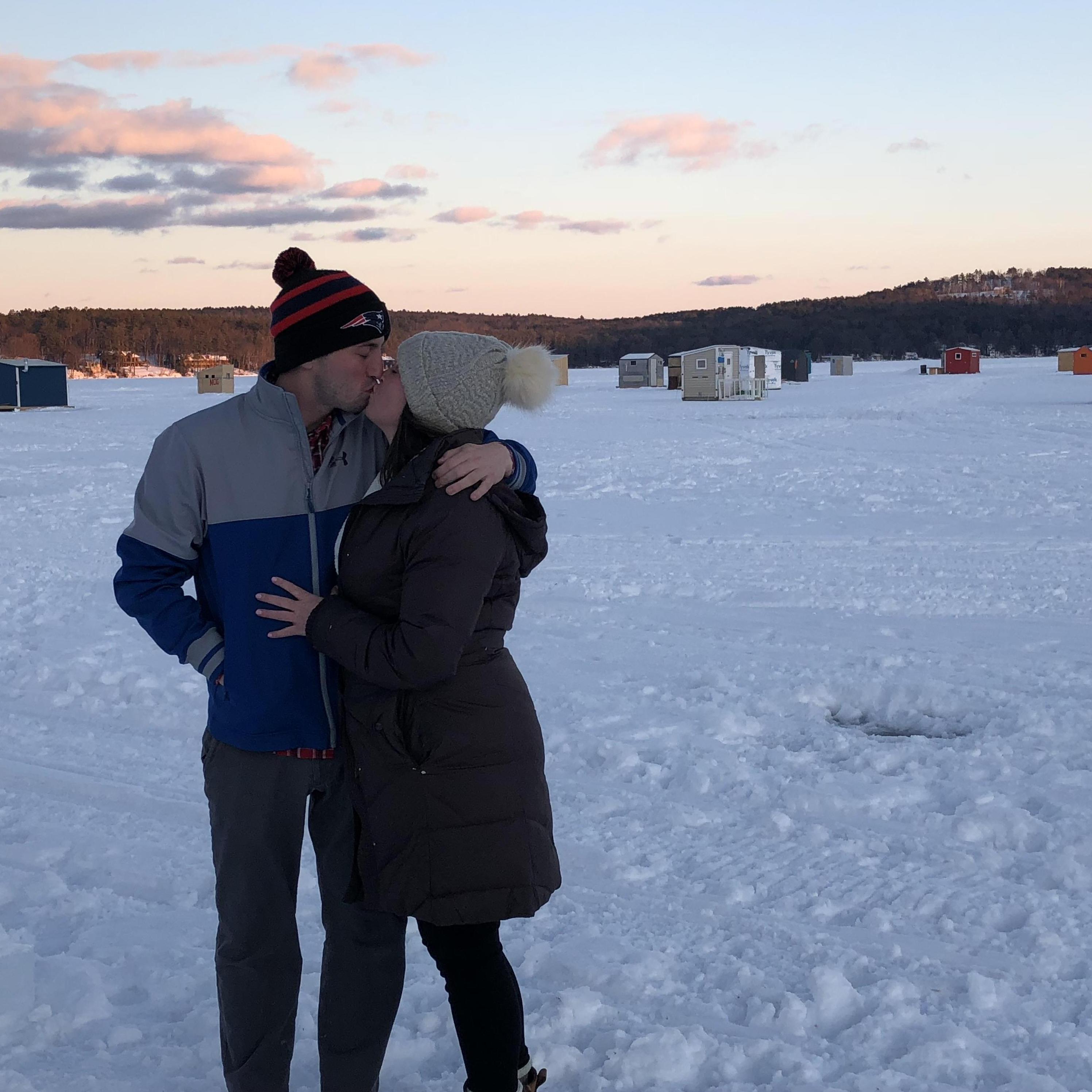 Julie's first NH winter survival tips:
1)Wine 
2) A man who always starts your car for you
