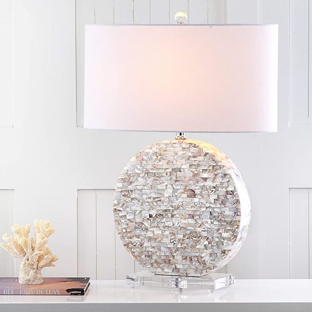 Safavieh Lighting Collection Lindsey Cream 26.5-Inch Table Lamp