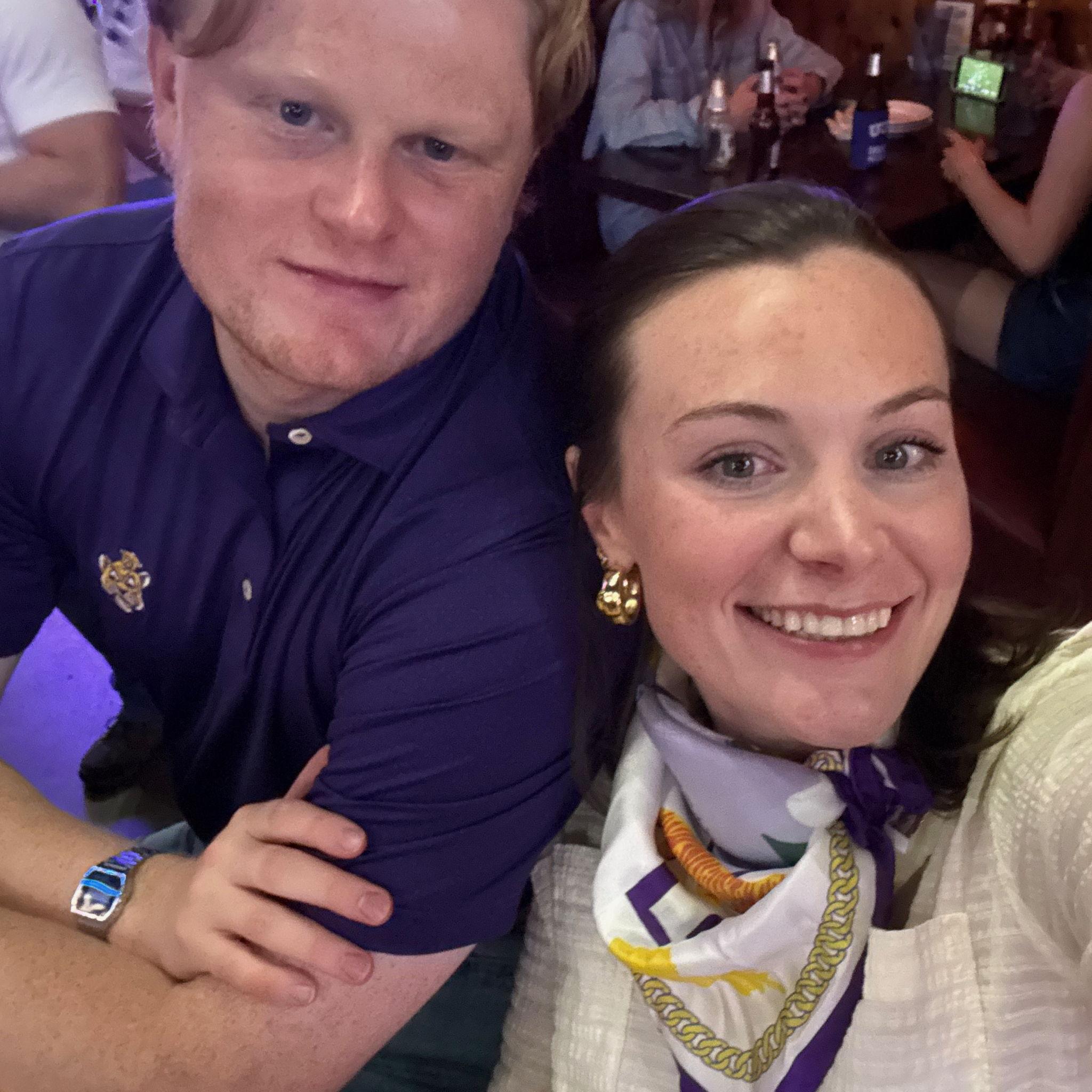 September 2025: watching the LSU tigers!