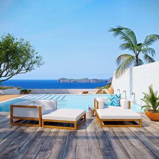 Newbury 4-Piece Outdoor Armchair Set