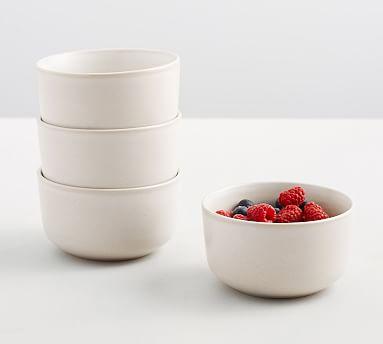 Mason Stoneware Berry Bowls, Set of 4 - Ivory