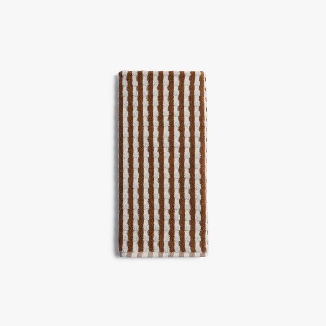 Terry Check Hand Towel Pecan - Parachute for Target