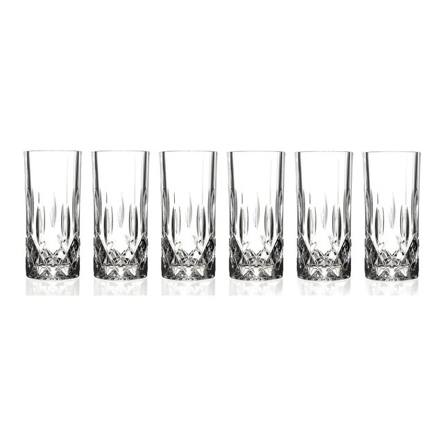 Lorren Home Trends Opera Crystal HighBall set of 6