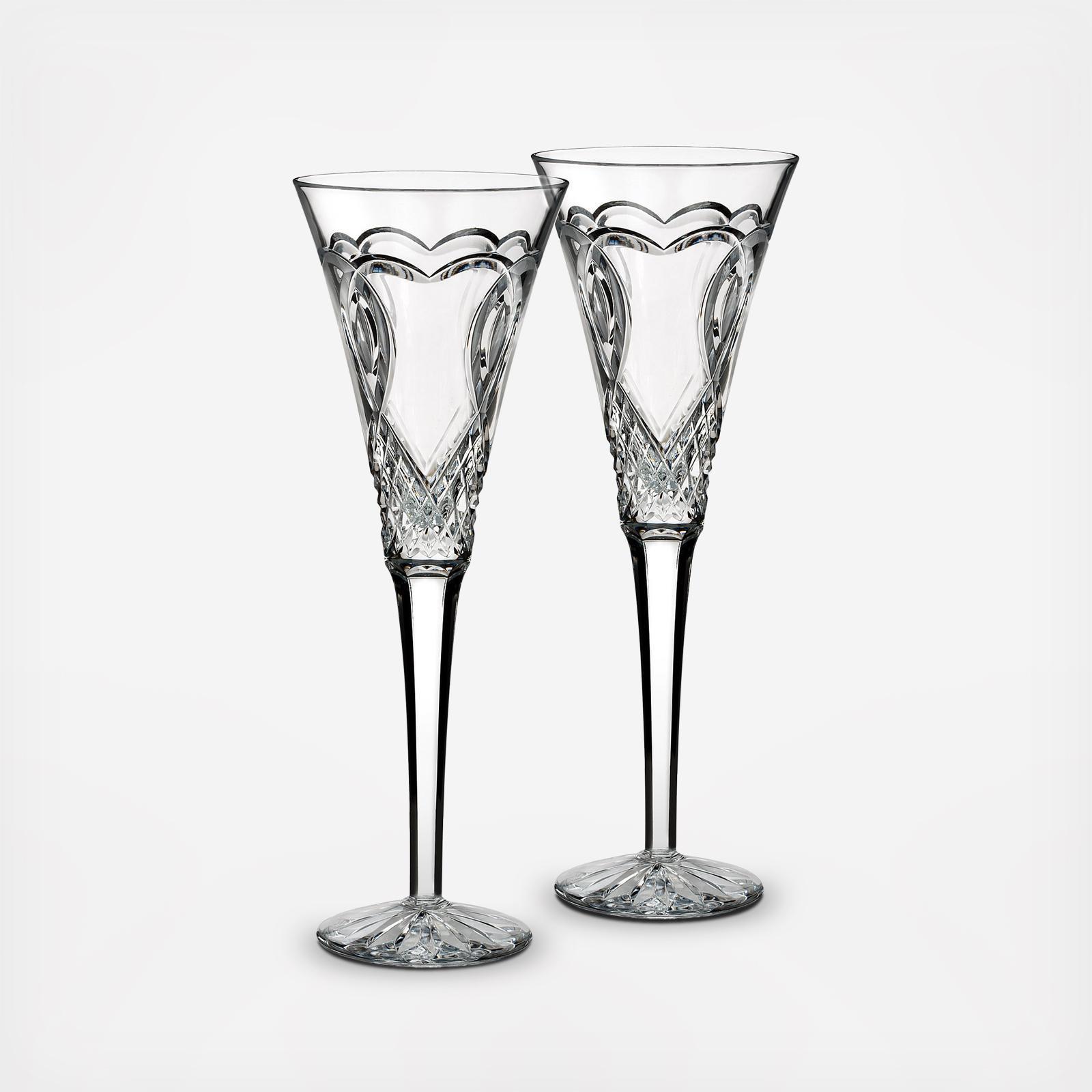 wedding champagne flute set