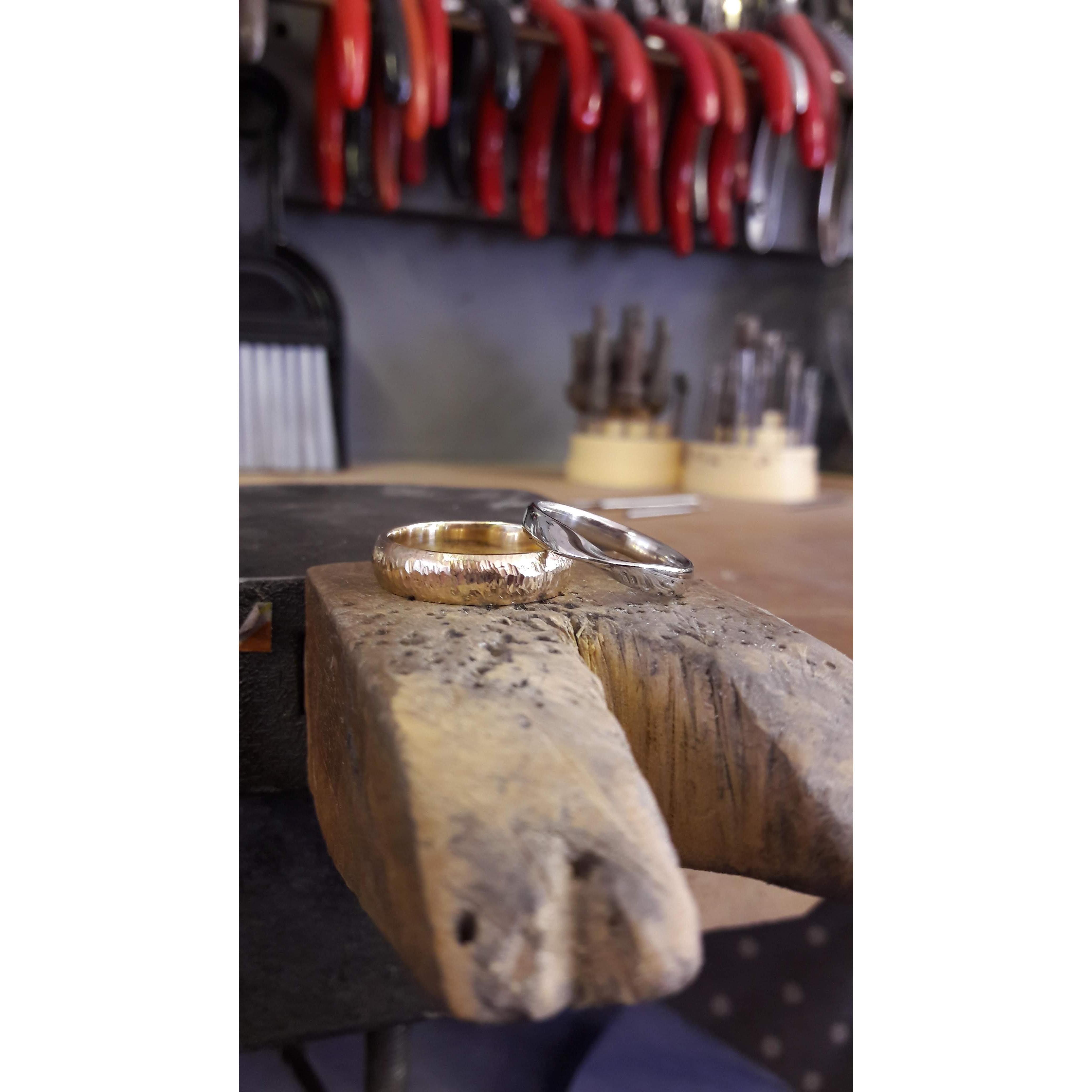 The finished rings!