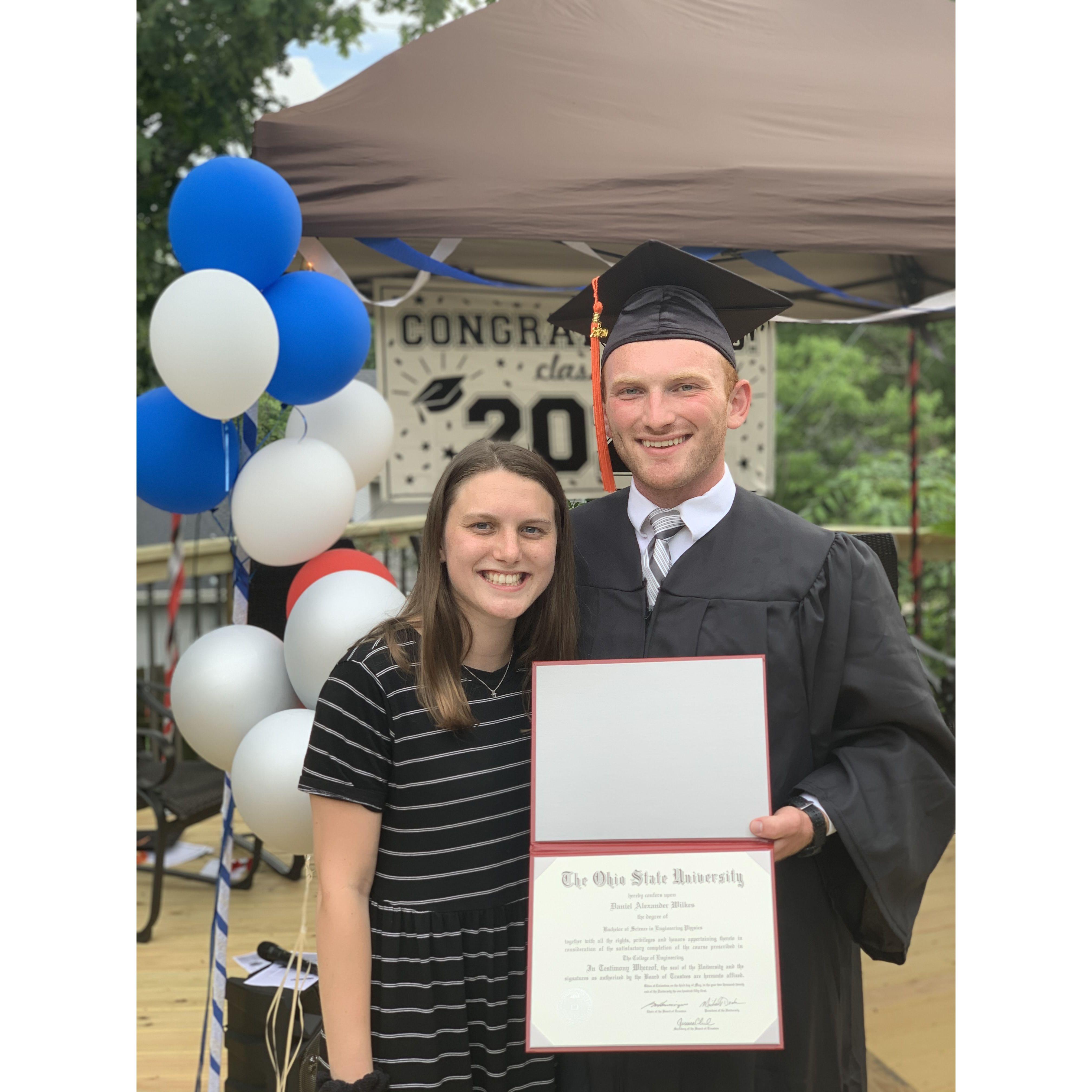 June 29th, 2020 - A makeshift college graduation for friends that didn't get to graduate in person because of COVID. A special day celebrating Dan and all his accomplishments!