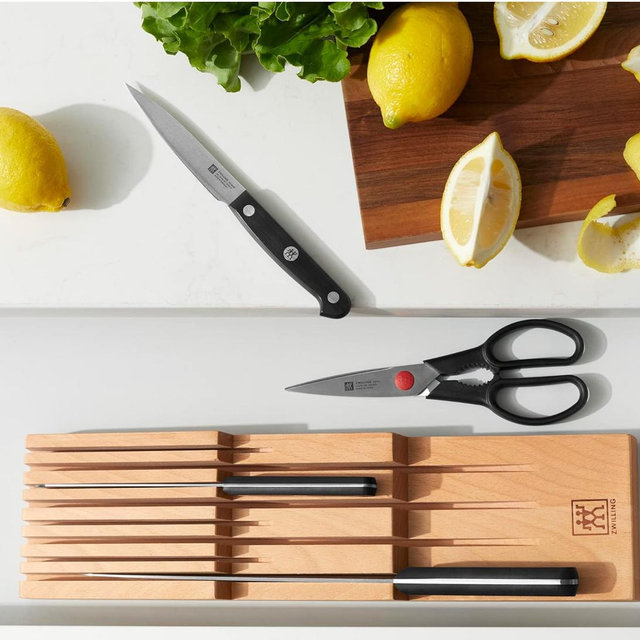 ZWILLING In-drawer Knife Organizer, 8-slot, Beechwood