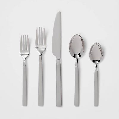 20pc Newfane Flatware Set Silver - Threshold™