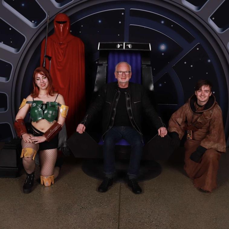 Meeting Ian McDiarmid at Summercon in 2022.