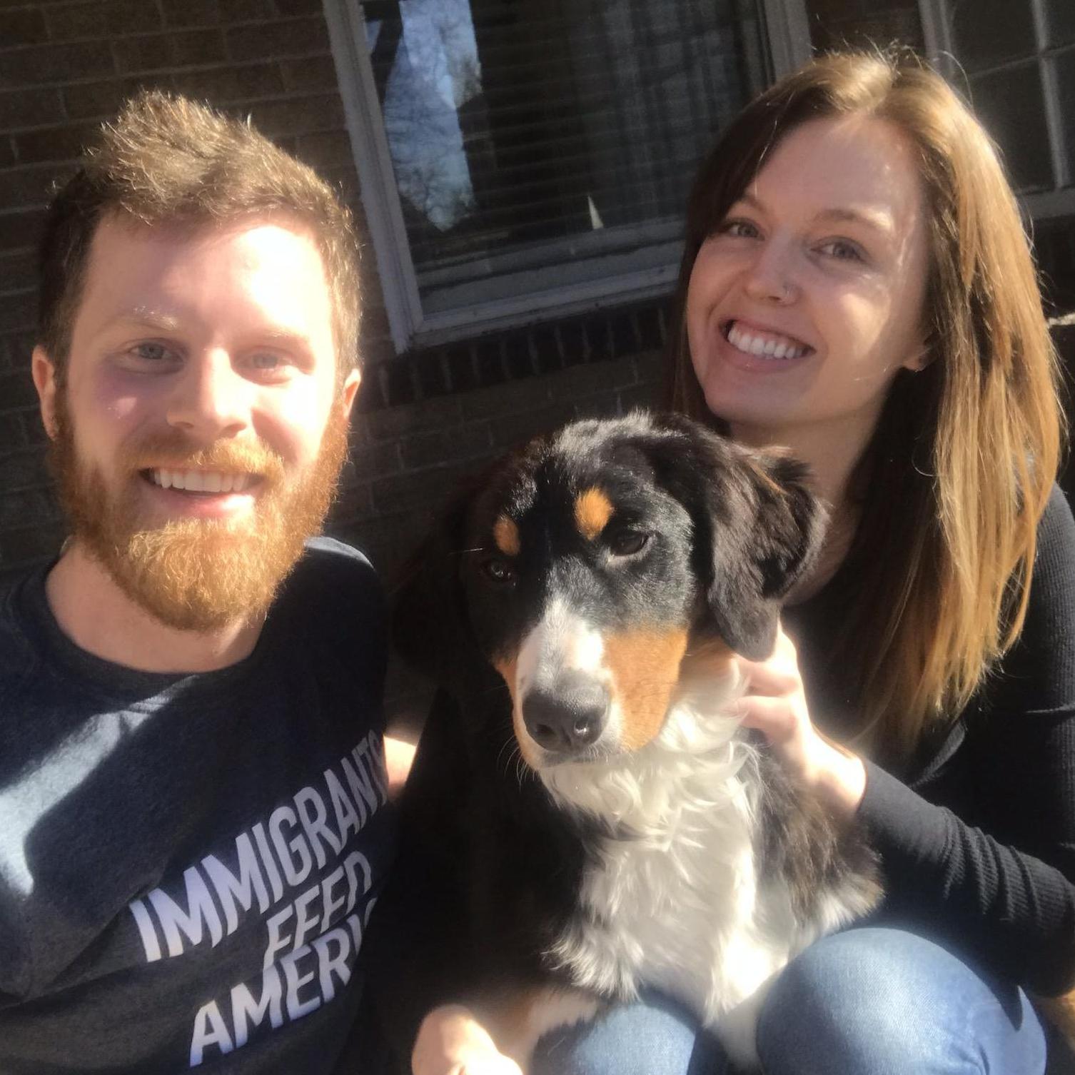 Our first family photo with P.