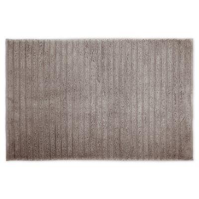 Turkish Luxury 20" x 28" Ribbed Bath Mat - CHARCOAL