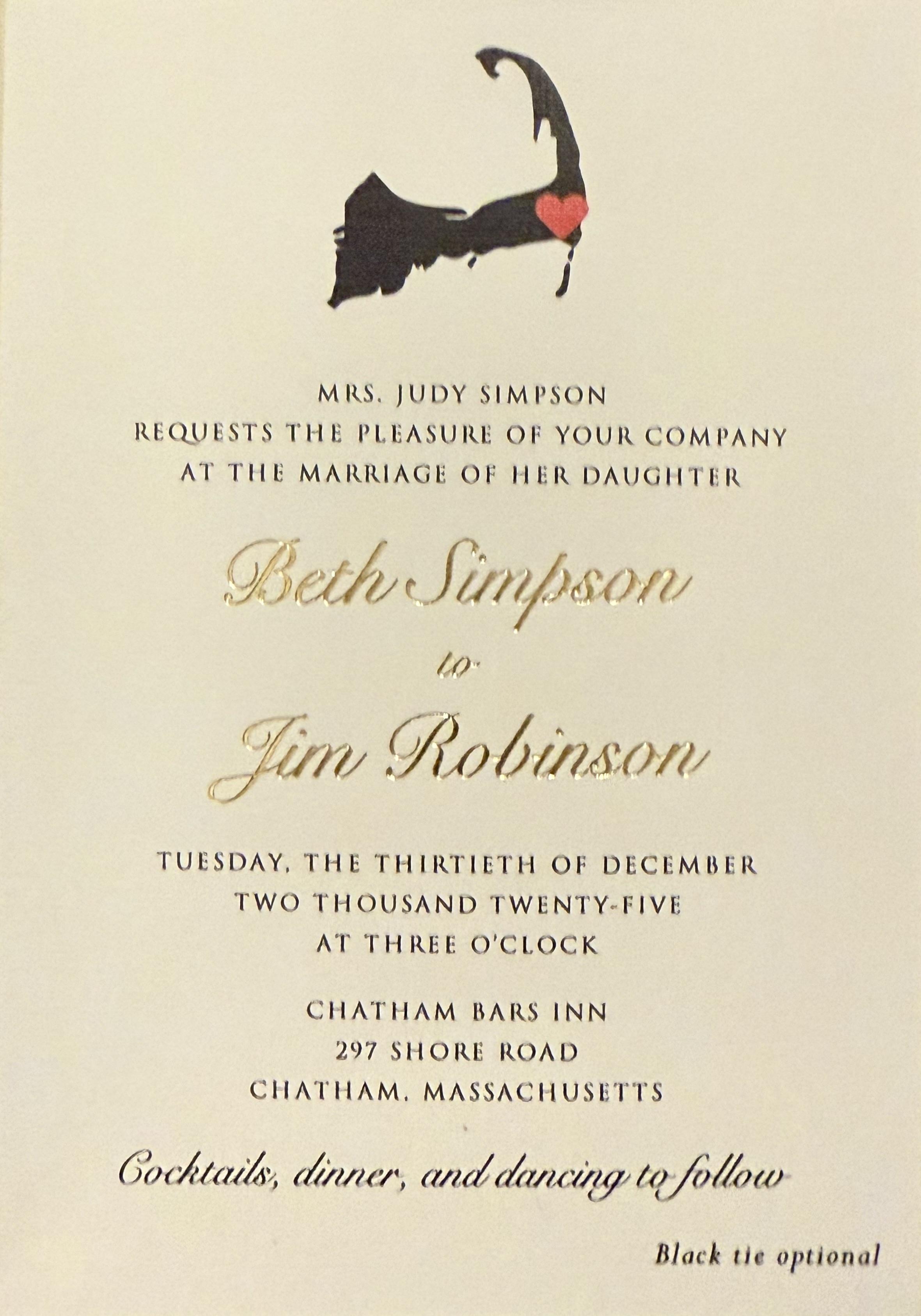 The Wedding Website of Jim Robinson and Beth Simpson