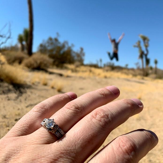 She said yes!