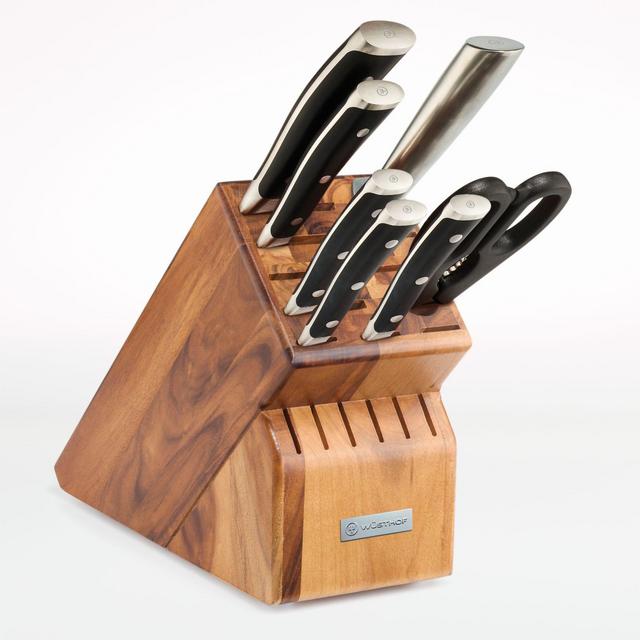 Wüsthof ® Classic Ikon 8-Piece Acacia Knife Block Set