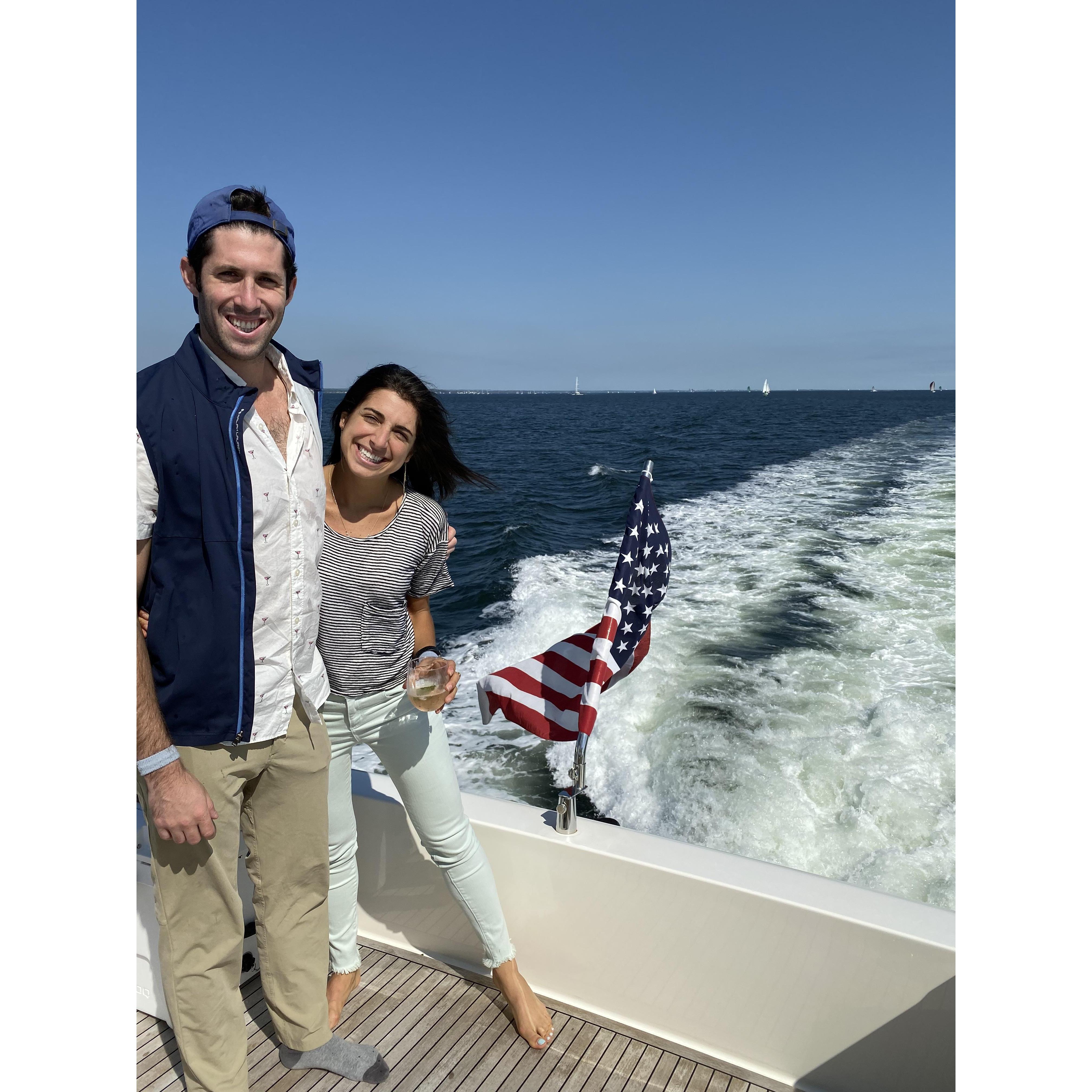 One of the first times Bennett introduced Julia to all of the BOYZ and their significant others was at Bennett's friend, Clemens', 30th birthday. We love spending time on the water together.