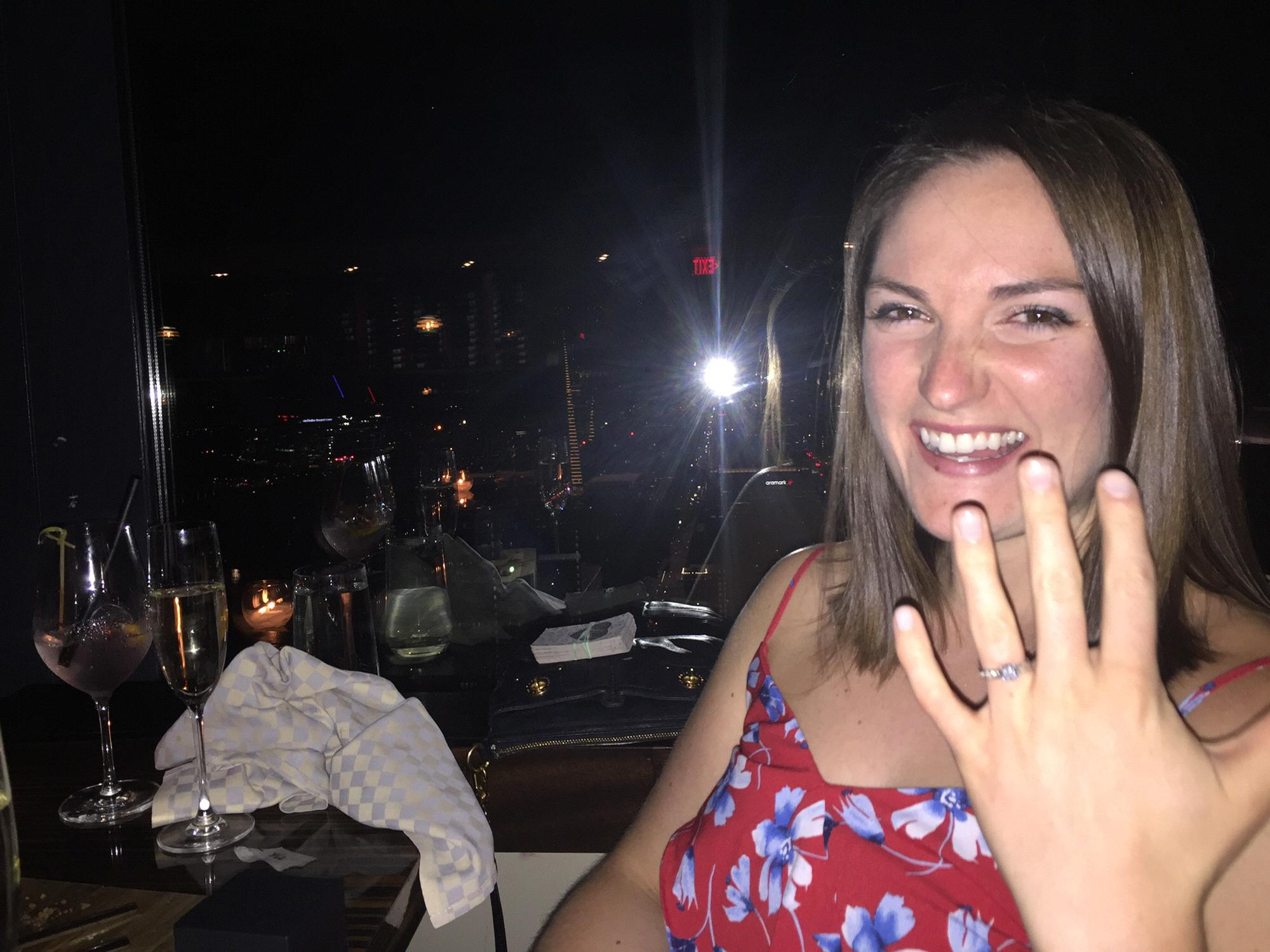 Finally engaged! At R2L in Philadelphia