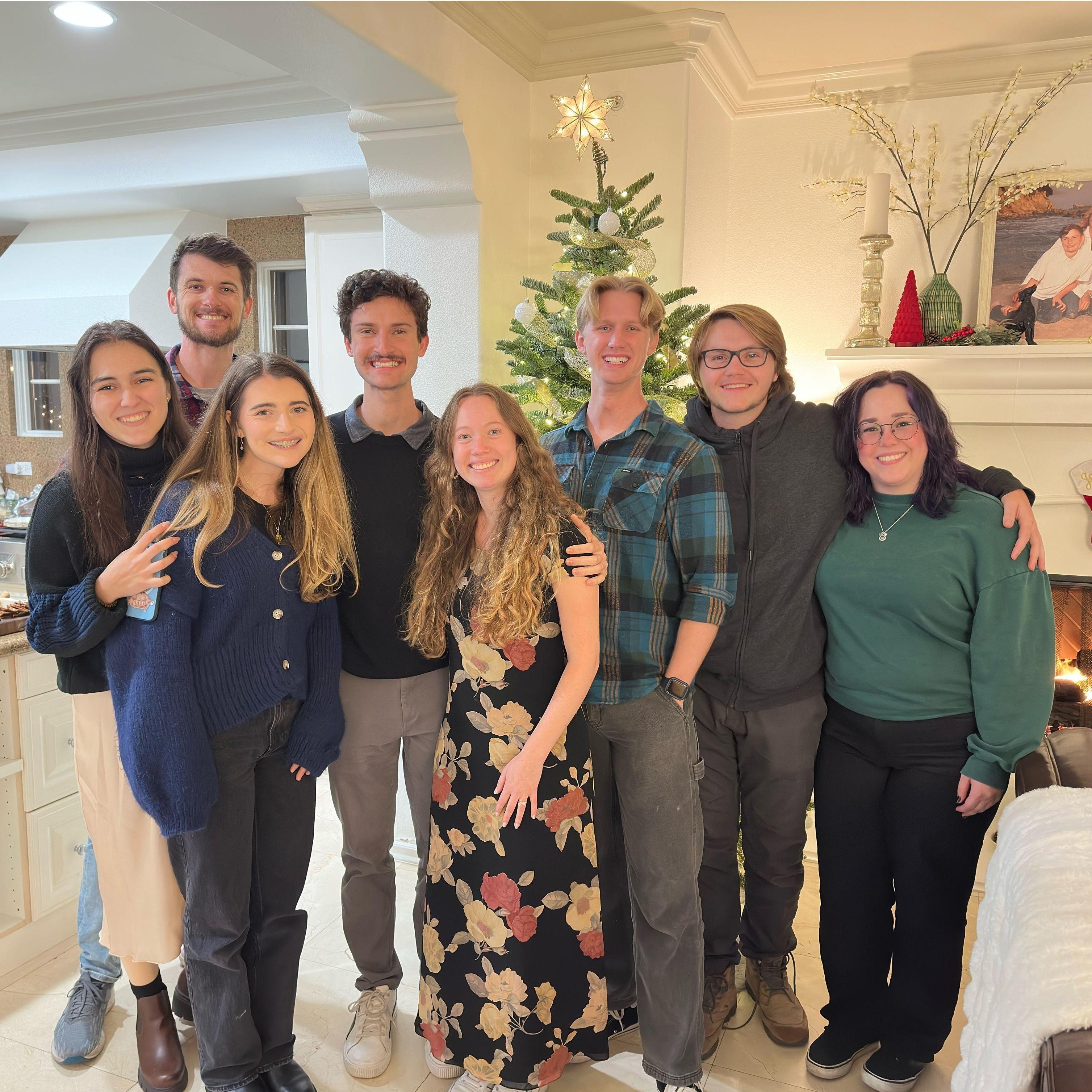Celebrating our engagement with some of our favorite people