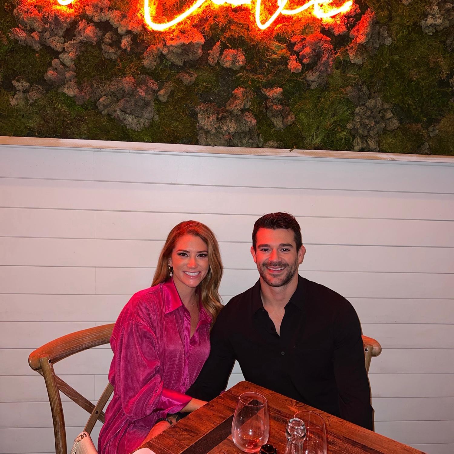 Our first Valentine's Day! Celebrated in St Pete