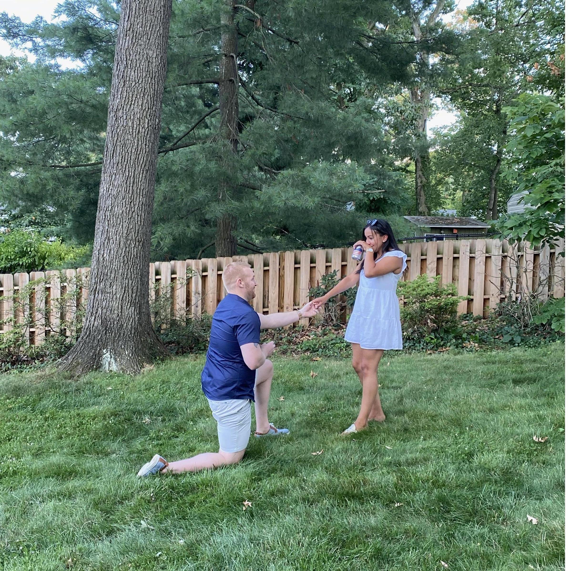 When Cory popped the question!