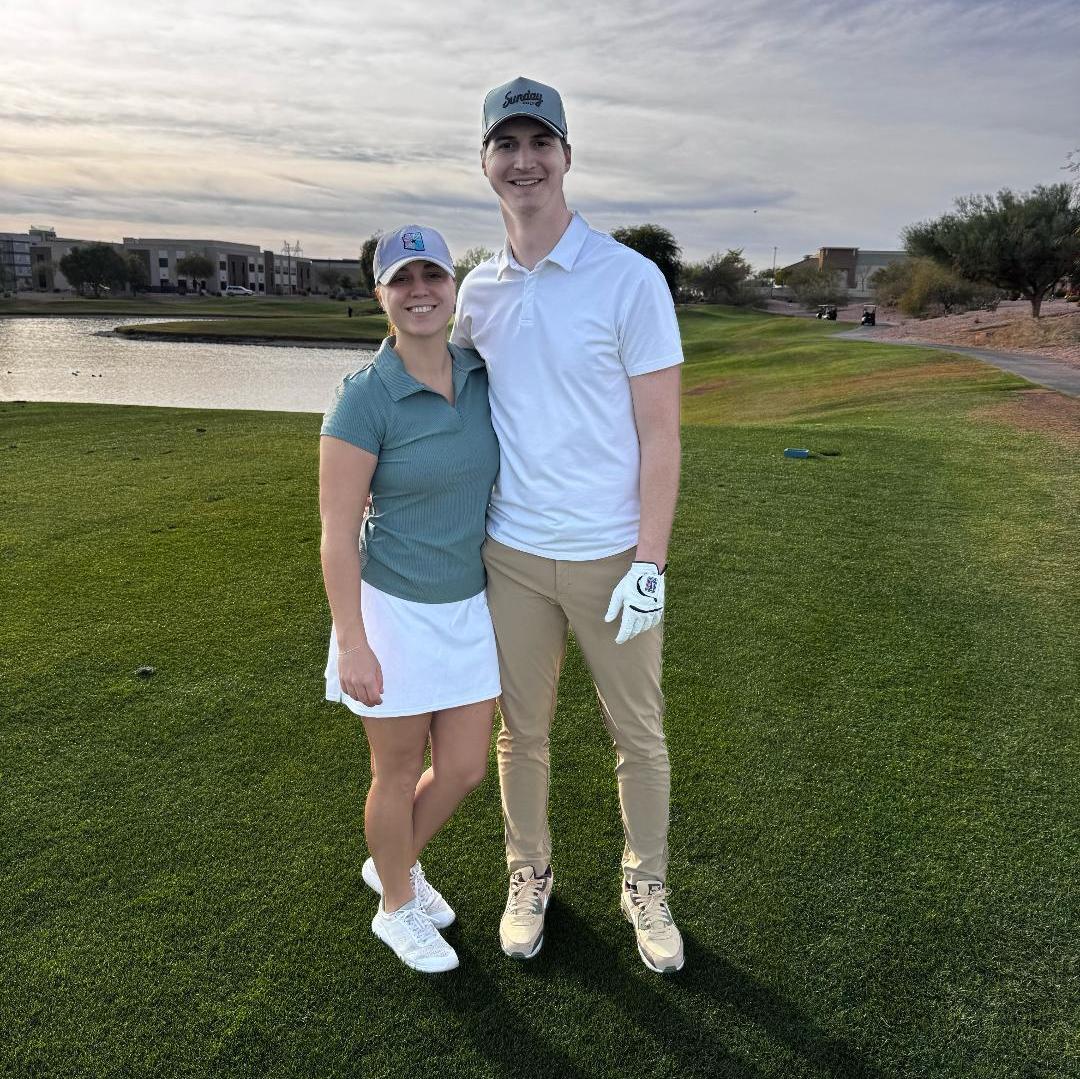 First time golfing together - now it's a regular day date for us