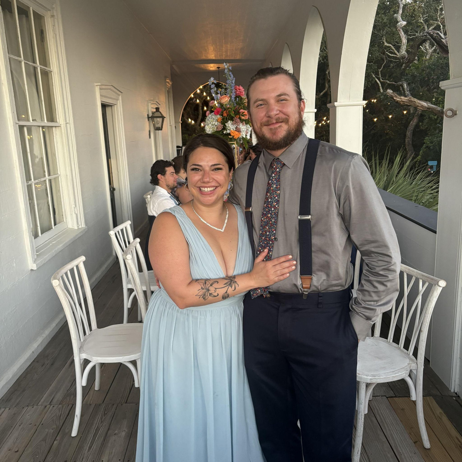 Celebrating Elizabeth and Trevyn's wedding