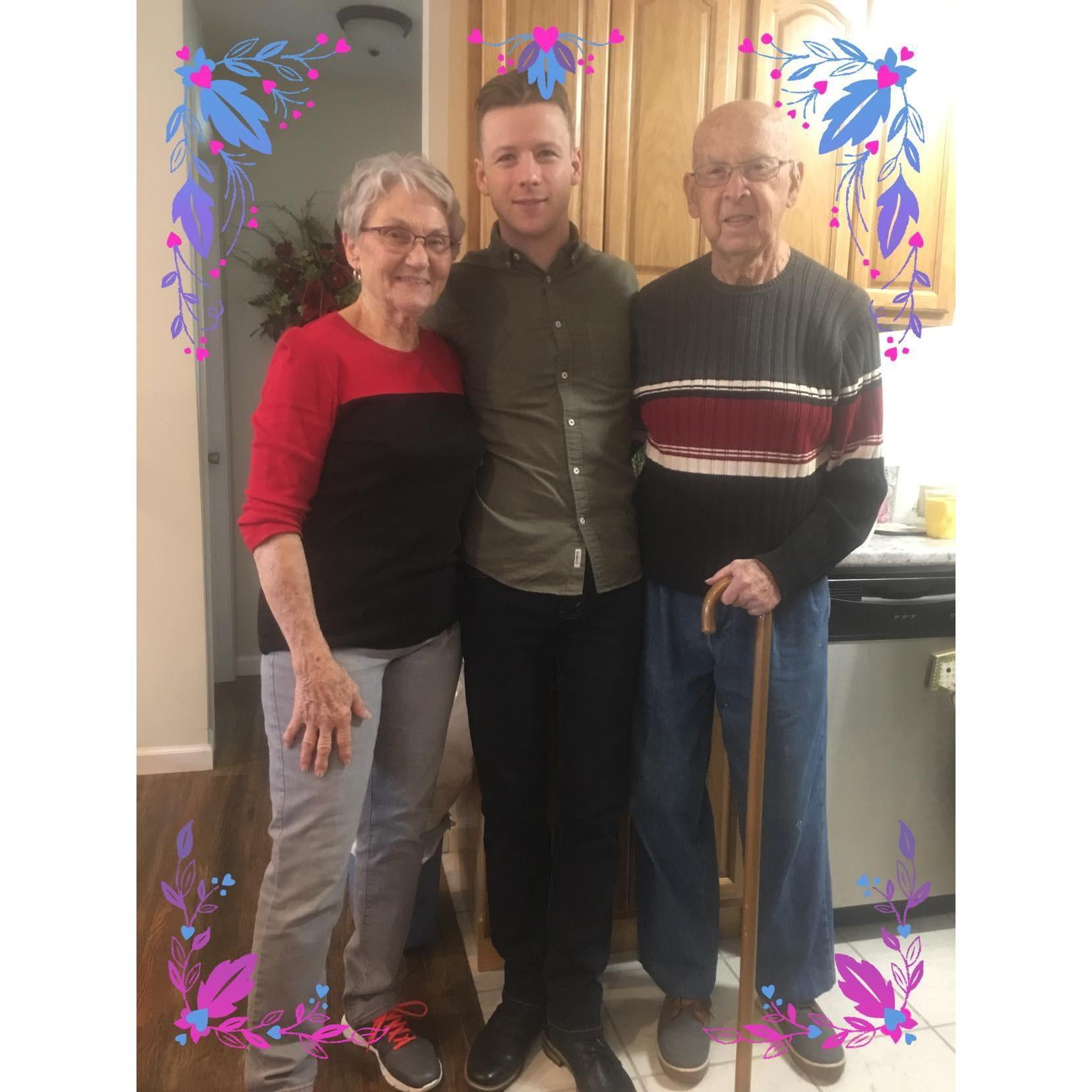 Jonathan's sweet grandparents, Jon and Alice Routon