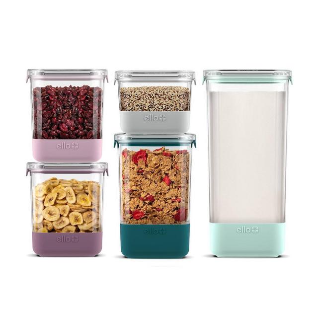 Ello 10pc Plastic Canister - Mixed Set
