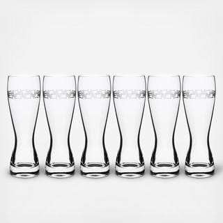 Infinite Wheat Beer Glass, Set of 6