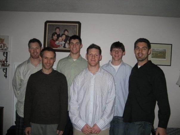 Marc and brothers Andrew, James, Rupert, Phil, and Pete! Missing Luke