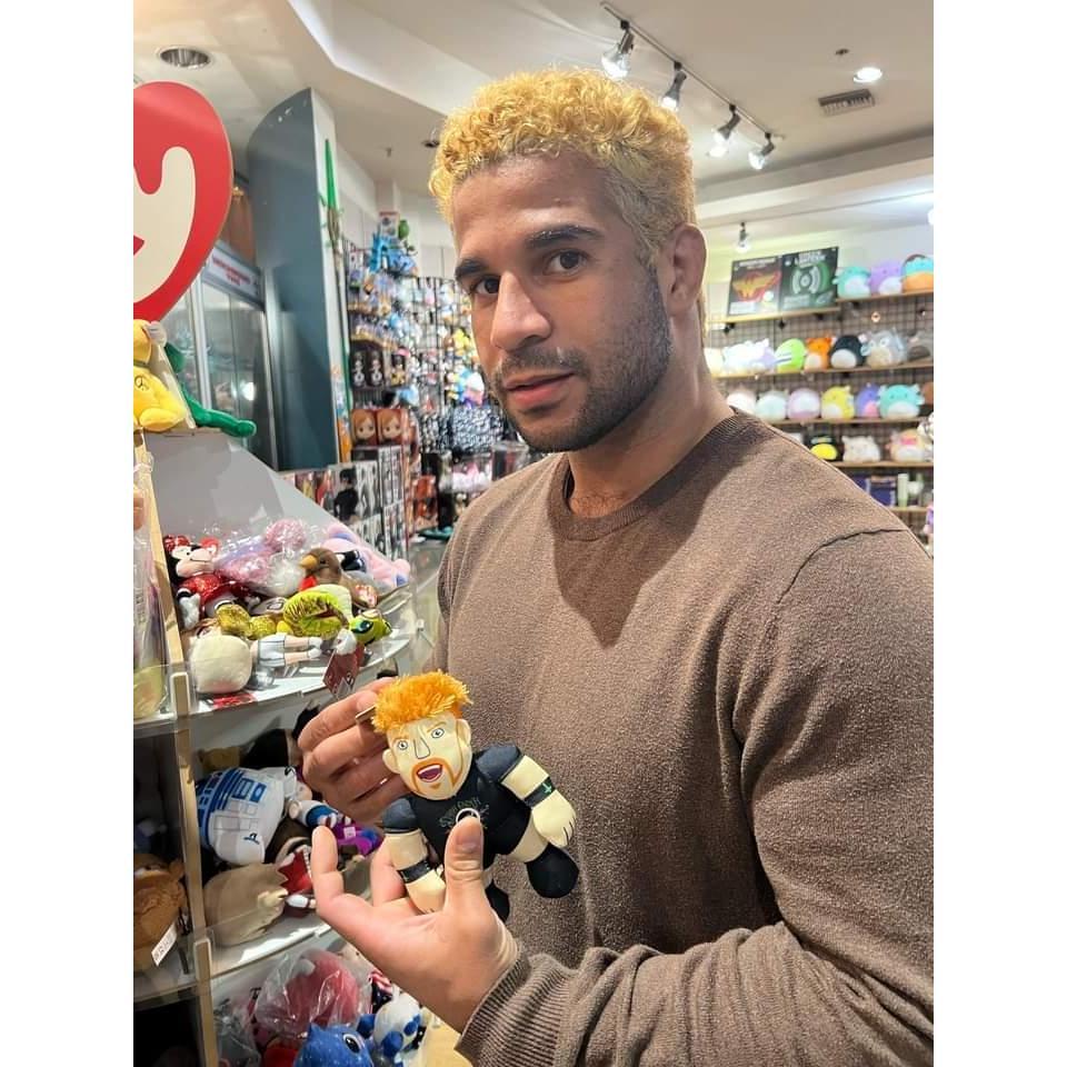 That one time when Orlando bleached his hair for wrestling finals and looked a little too much like an anime character...