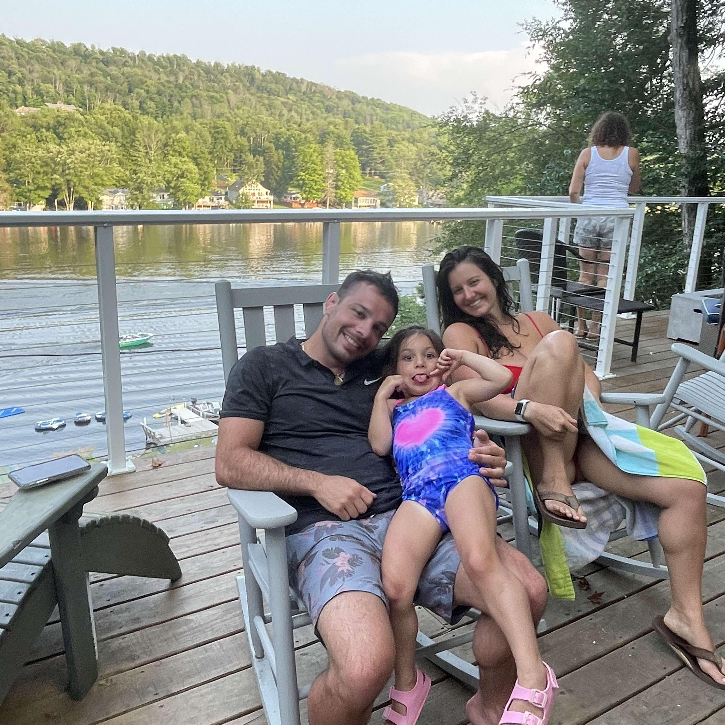 Kat and Joe with their favorite niece and flower girl, Mangolia Darling (Joe's Older sister Elizabeth's Daughter <3 )