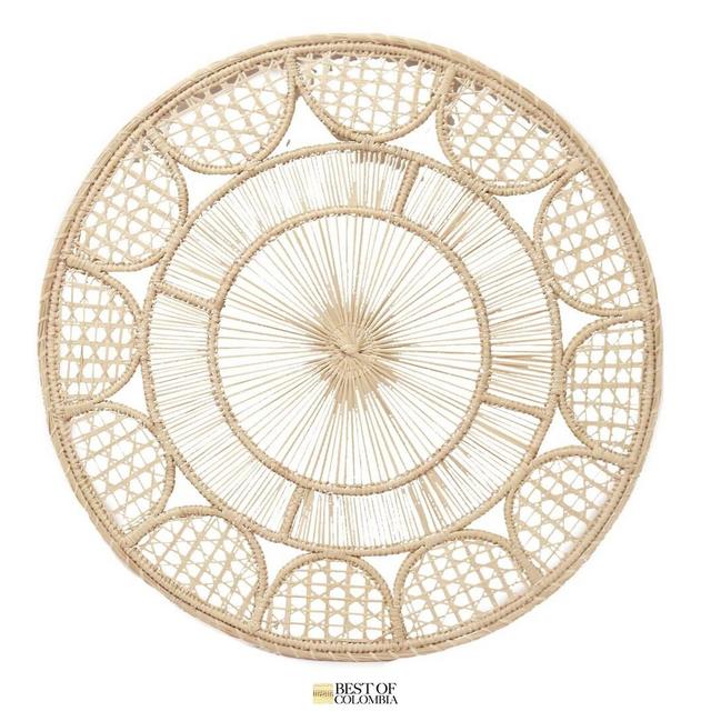 Luna Iraca/Straw Placemat