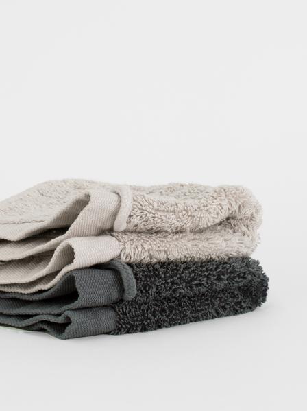 Riviera Wash Towel - Coal