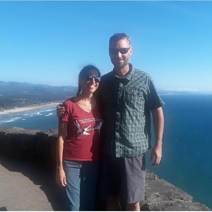 On the Oregon coast