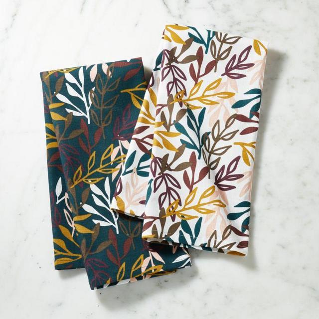 Autumn Branch Dish Towels, Set of 2