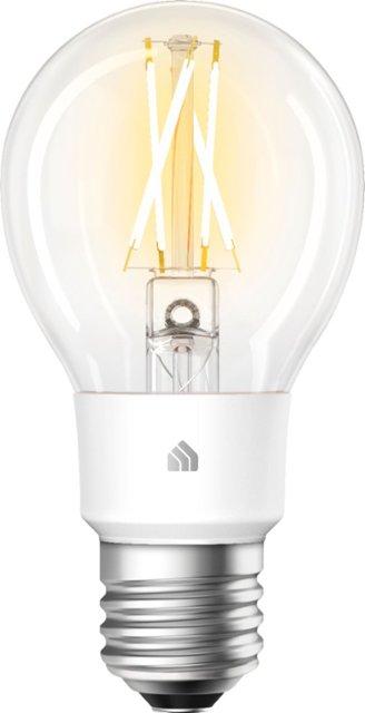 TP-Link - Kasa Smart A19 Wi-Fi Smart LED Light Bulb - Transparent