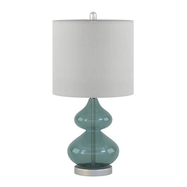 (Set of 2)25.3" Ellipse Table Lamp Blue