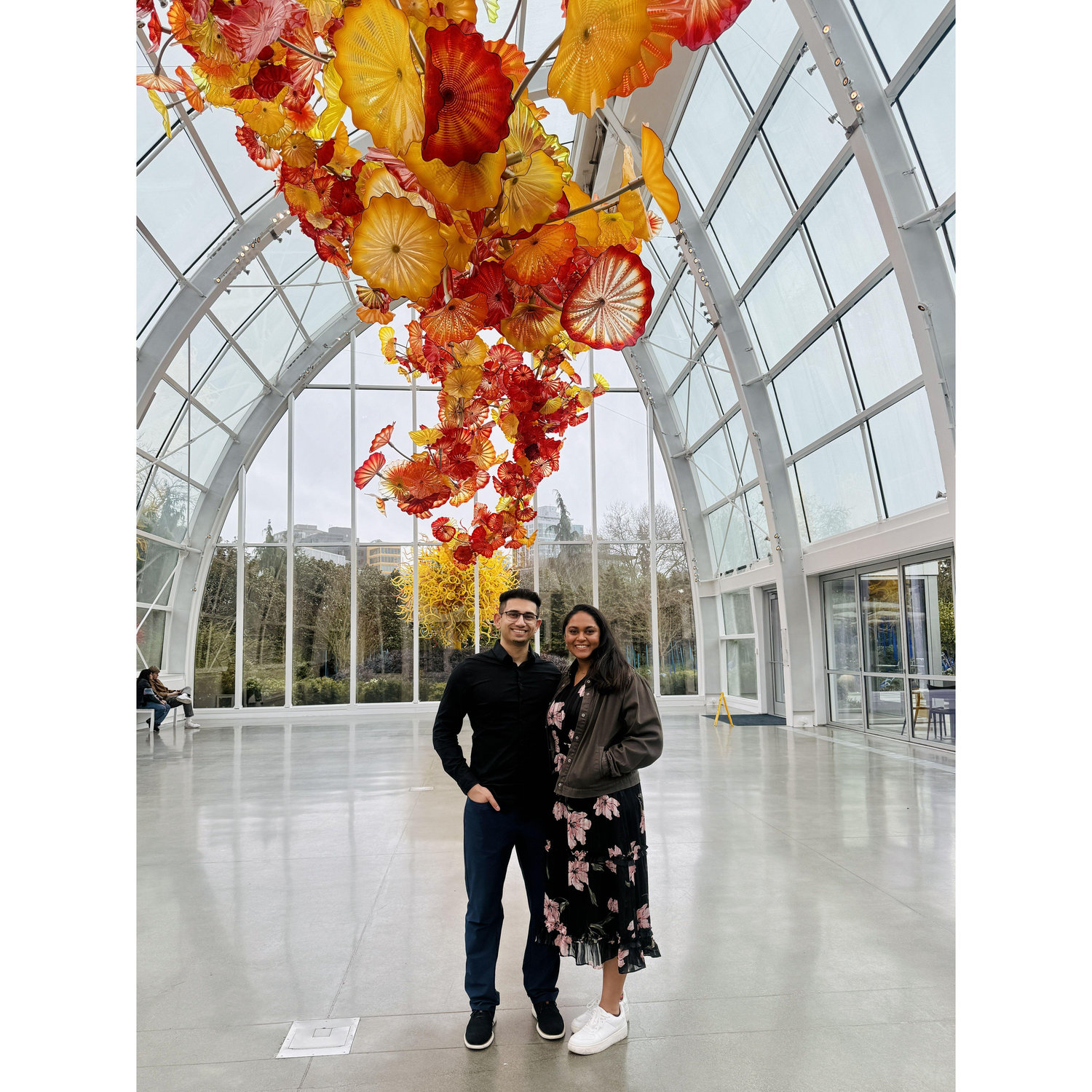 Beautiful Chihuly Glass Garden in Seattle, WA