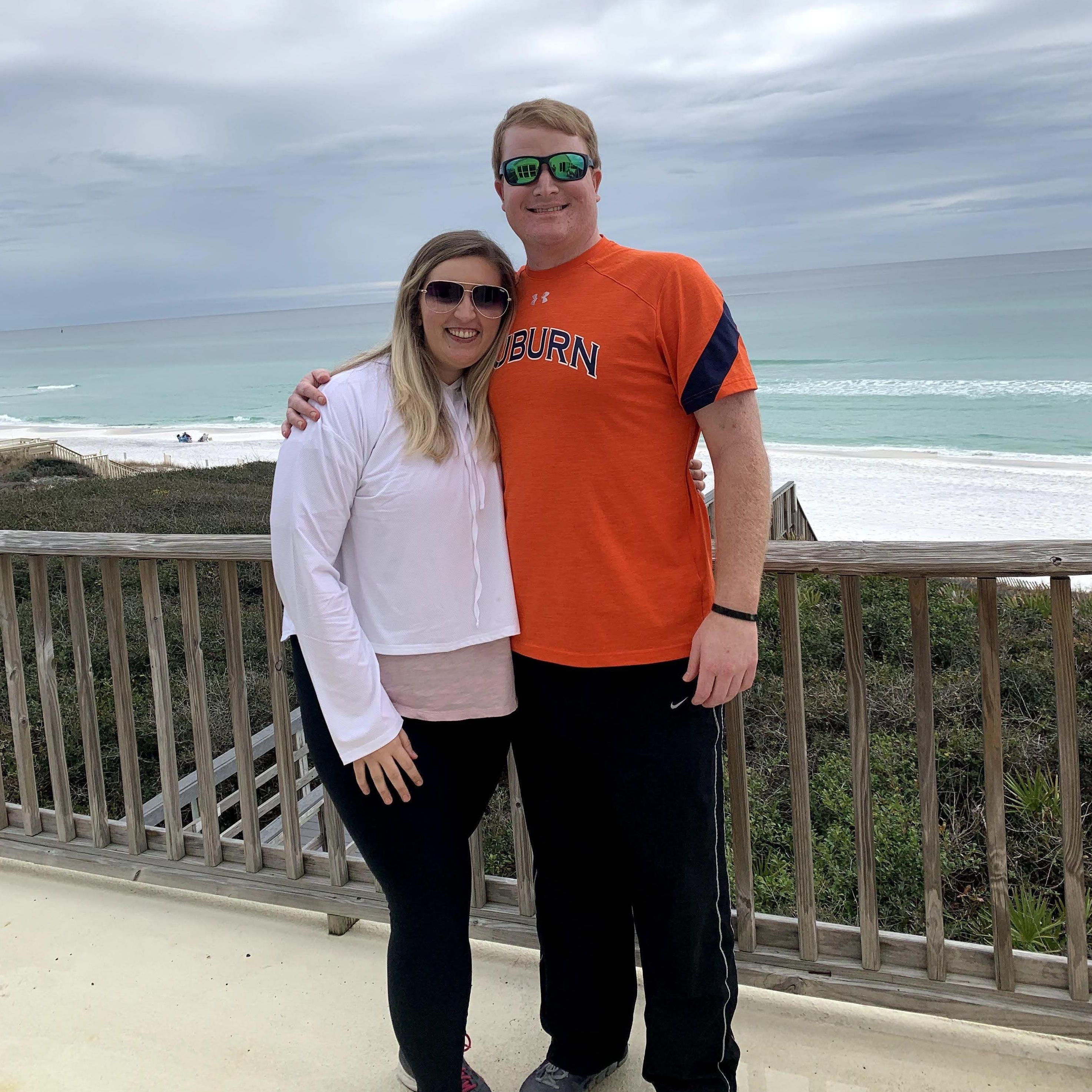 Our first time at the beach house together. Little did we know the meaning this house would have for us.